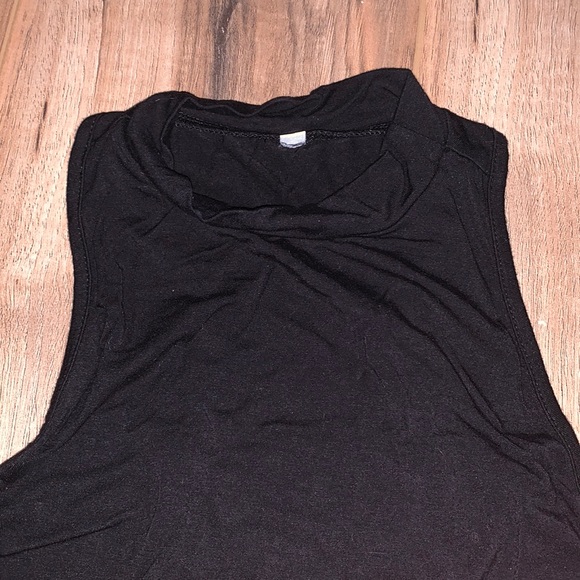 mock turtleneck, racerback body suit - Picture 2 of 4